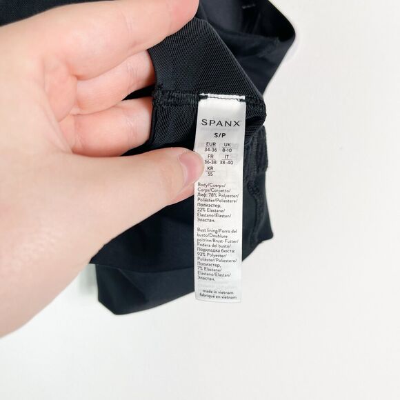 Spanx NWT 50219 Black Longline Medium Impact Sports Bra Size S (73) - Picture 7 of 7